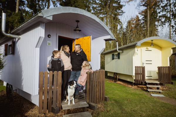 Schäferdorf in der Lüneburger Heide