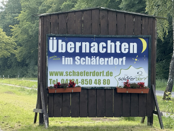 Schäferdorf in der Lüneburger Heide