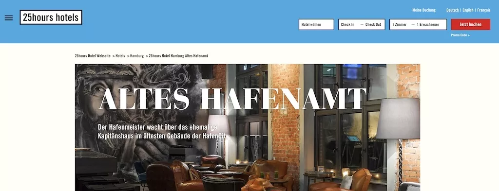 25hours Hotel Hamburg Altes Hafenamt