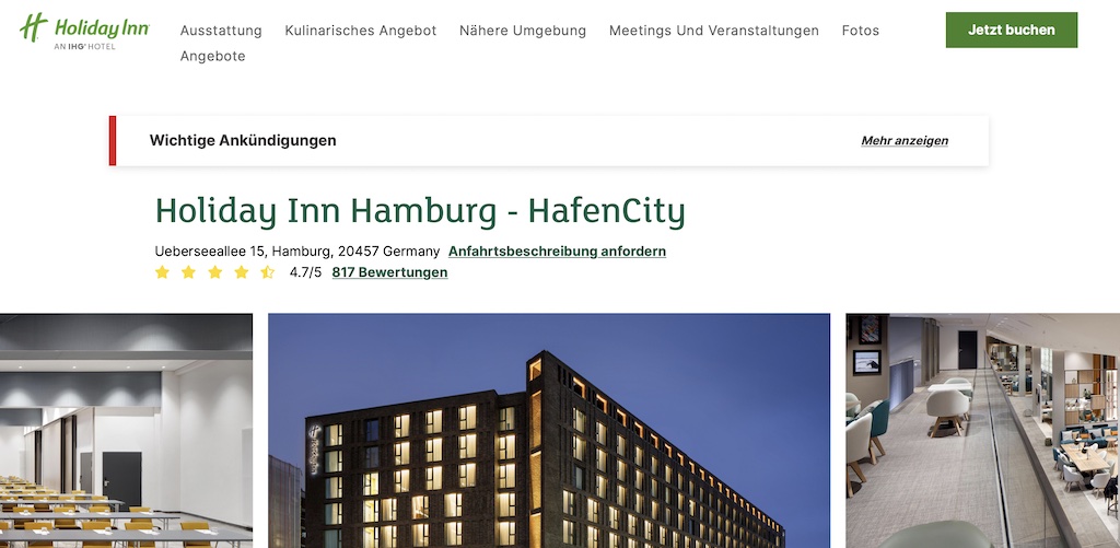 Holiday Inn Hamburg – Hafencity