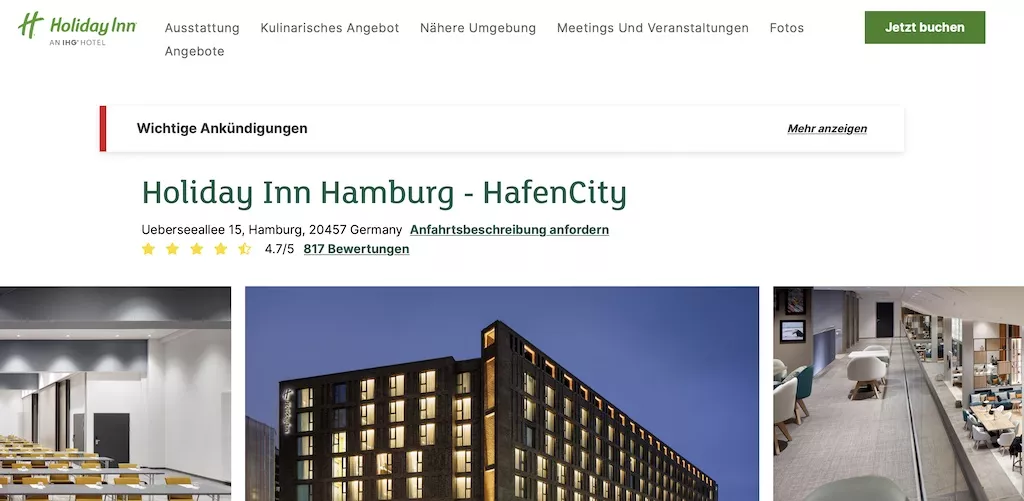 Holiday Inn Hamburg – Hafencity