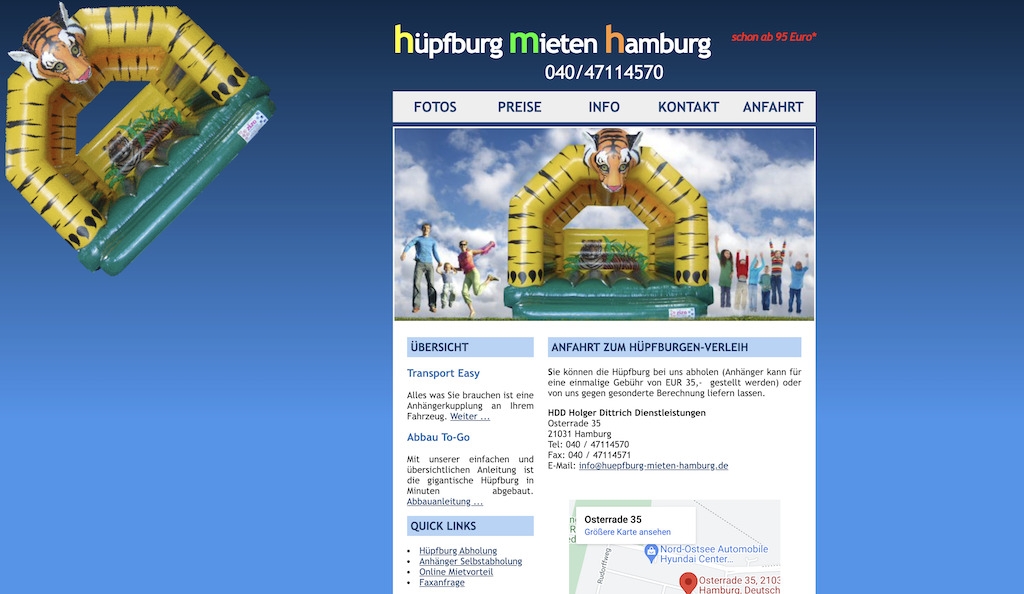 Hüpfburg Mieten Hamburg
