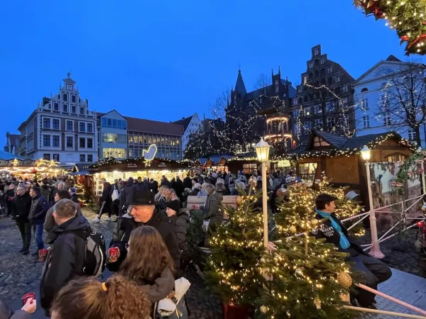 Von Hamburg auf den Lüneburger Weihnachtsmarkt