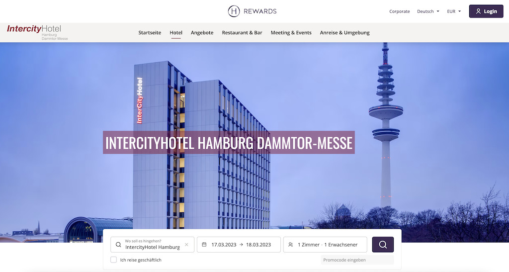Intercity Hotel Hamburg – Dammtor Messe