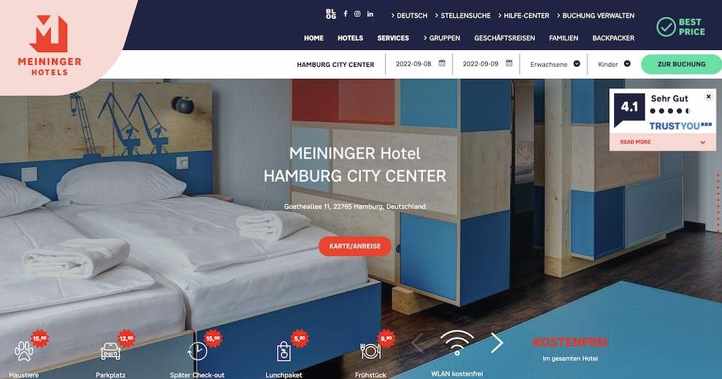 Meininger Hotel Hamburg City Center