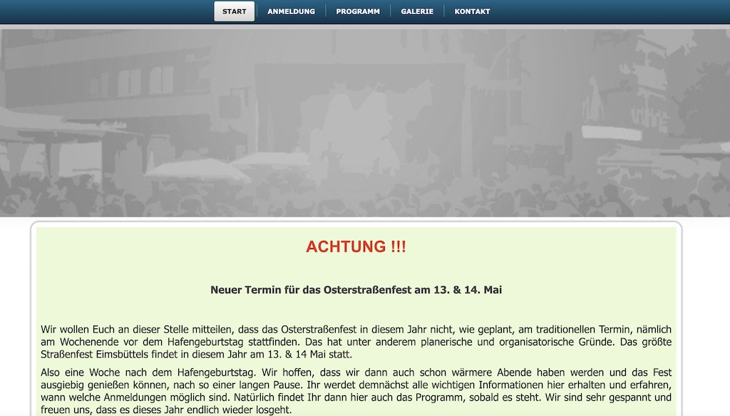 Osterstraßenfest in Eimsbüttel