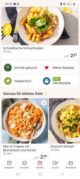 Supermarkt-Lieferdienste