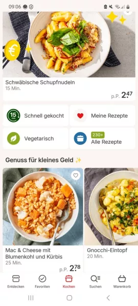 Supermarkt-Lieferdienste