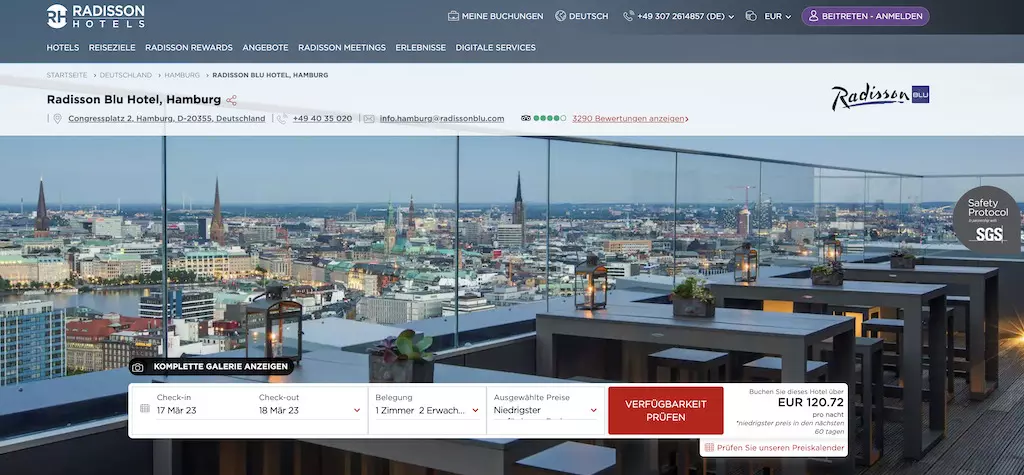 Radisson Blu Hotel Hamburg