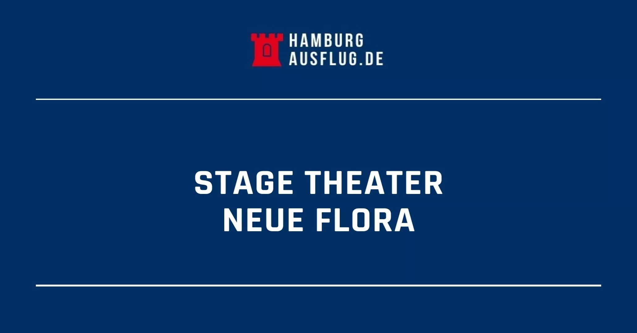 Stage Theater Neue Flora Wo Sitzt Man Am Besten Stage Theater Neue Flora