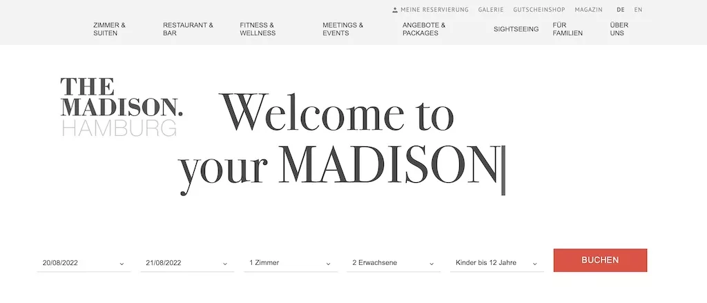 THE MADISON Hotel Hamburg