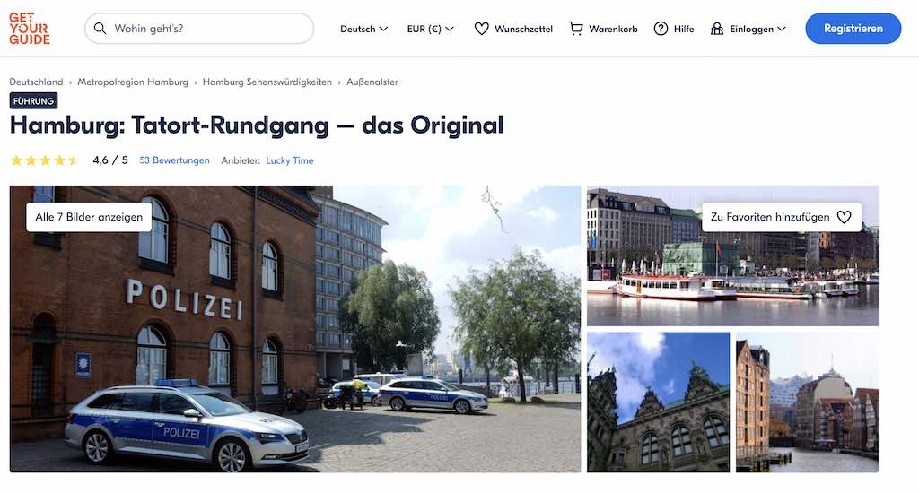 Der Hamburger Tatort-Rundgang - Stadtführung