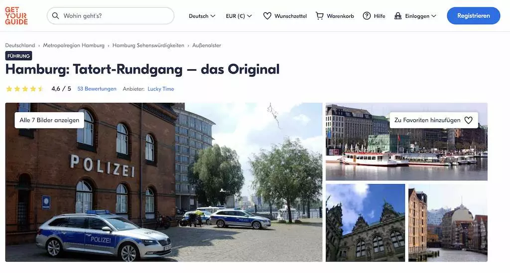 Der Hamburger Tatort-Rundgang - Stadtführung