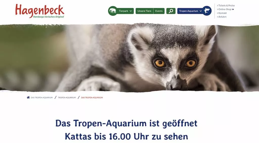 Tropenaquarium in Hagenbecks Tierpark
