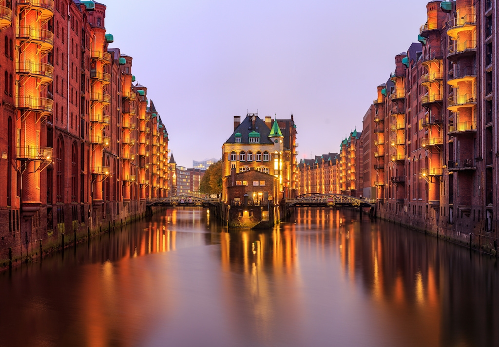 Fotospot Wasserschloss in der Speicherstadt