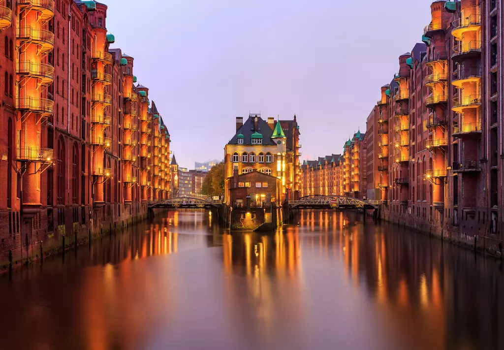 Fotospot Wasserschloss in der Speicherstadt