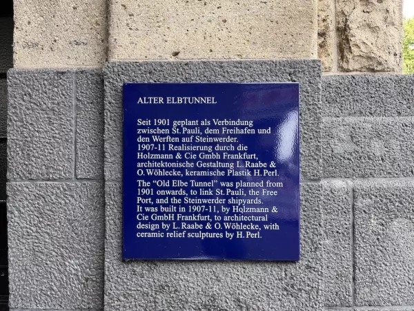 Der alte Elbtunnel in Hamburg