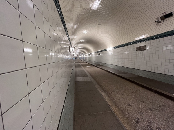 Der alte Elbtunnel in Hamburg