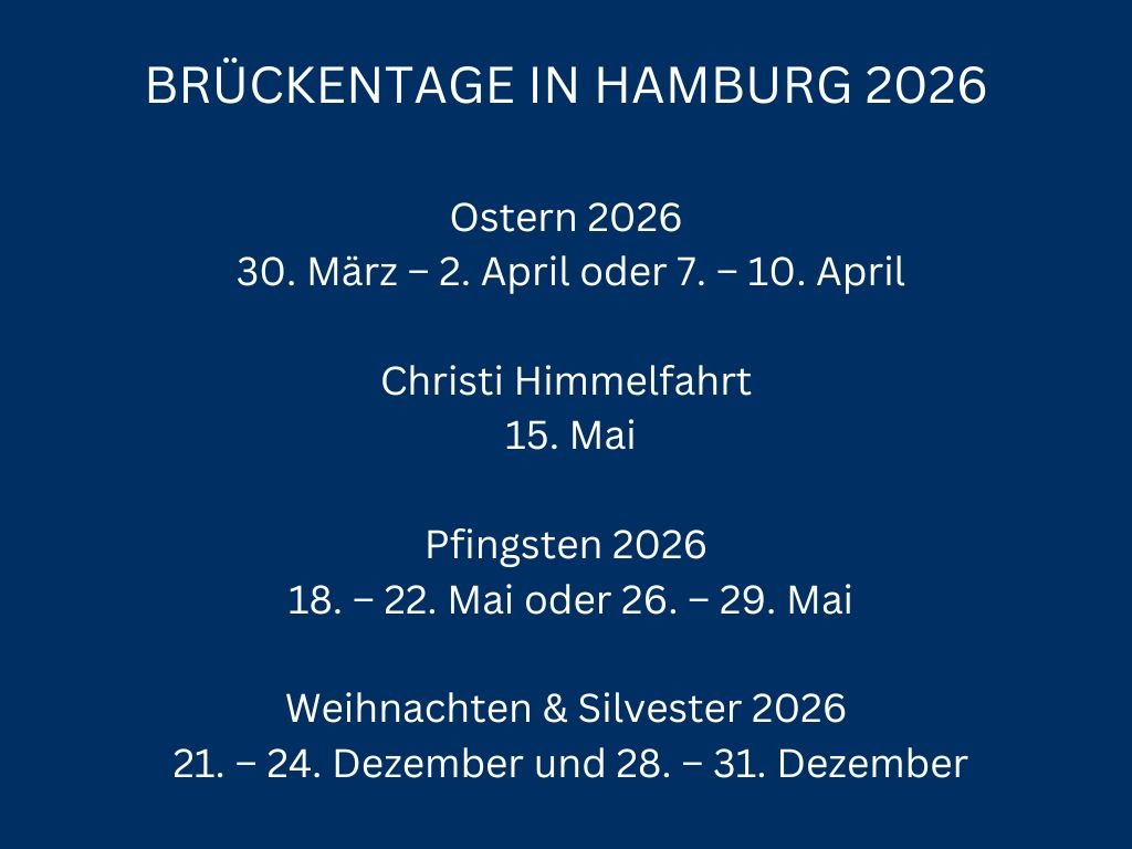 Brückentage in Hamburg 2026