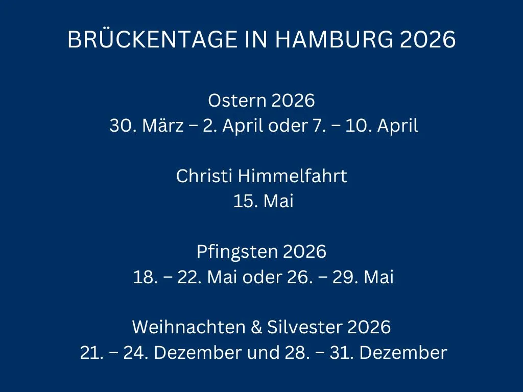 Brückentage in Hamburg 2026