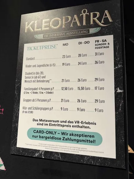 Unsere Eindürcke der Kleopatra-Ausstellung in Hamburg