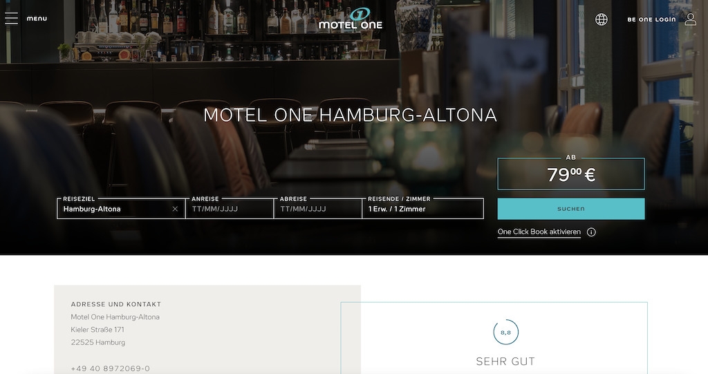 Hotel Motel One Hamburg-Altona