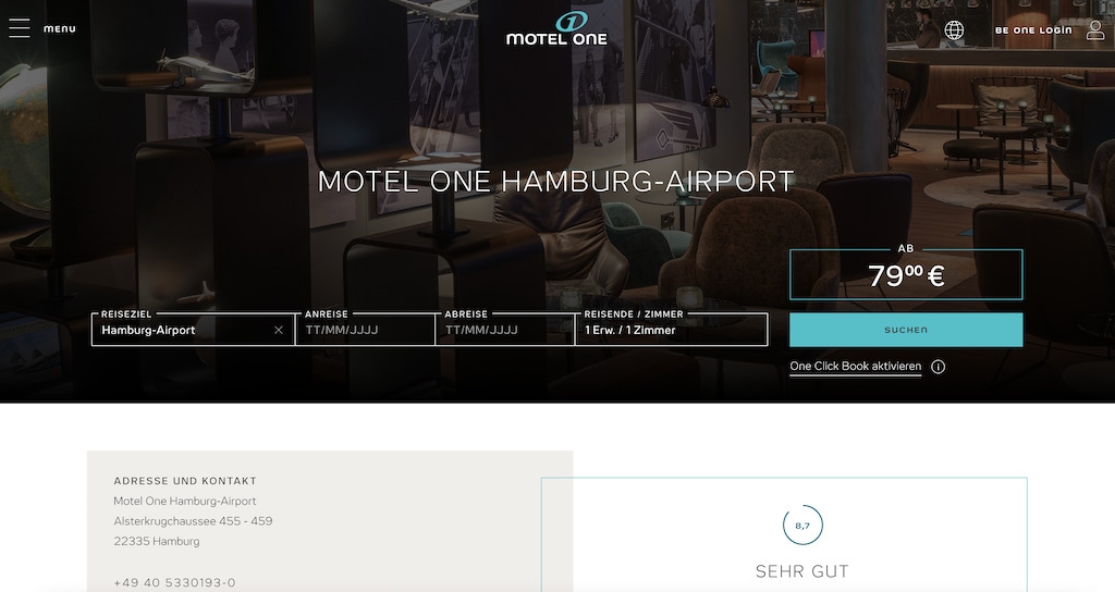 Hotel Motel One Hamburg -Airport
