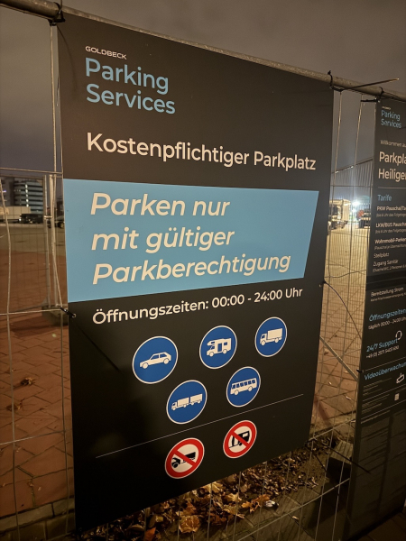 Parken auf dem Heiligengeistfeld