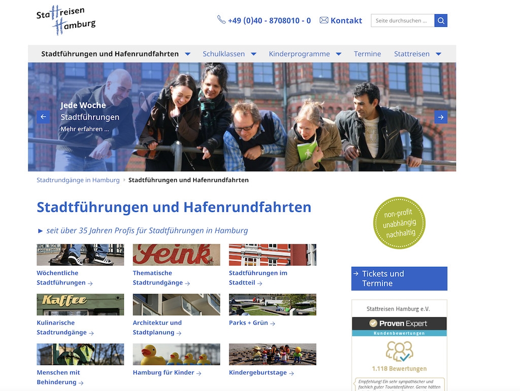 Stattreisen Hamburg e.V