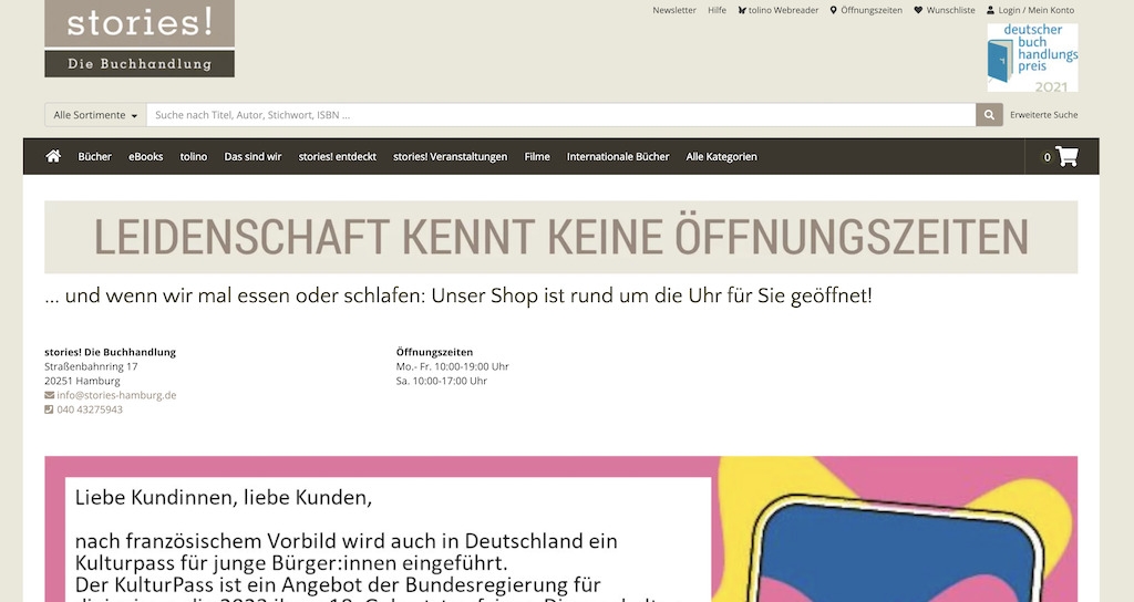 Stories! Die Buchhandlung