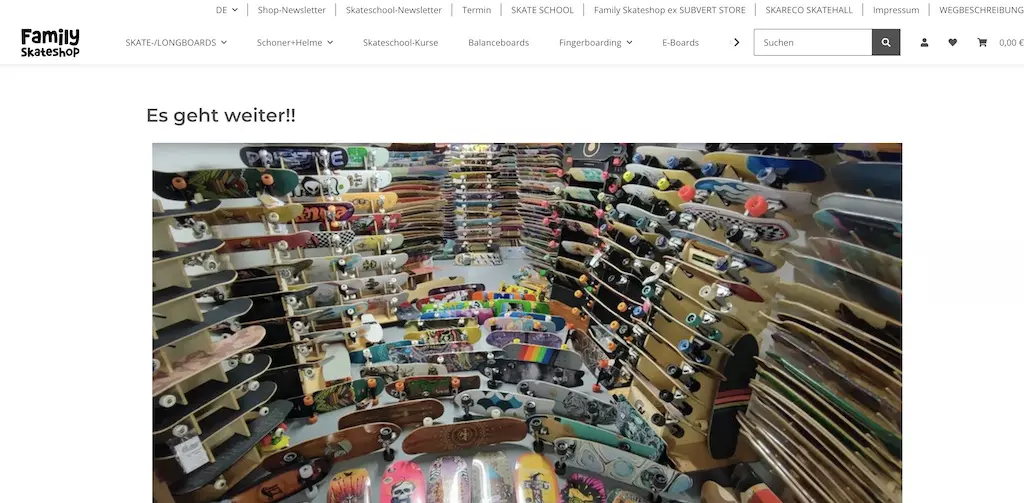 Family Skateshop – Ex Subvert Store