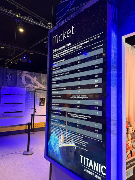 Titanic Ausstellung Hamburg